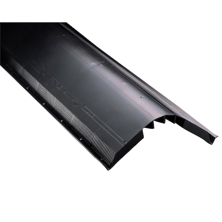 AIR VENT 7/8 in. H X 12 in. W X 48 in. L Black Copolymer Resin Shingle Over Ridge Vent 84719